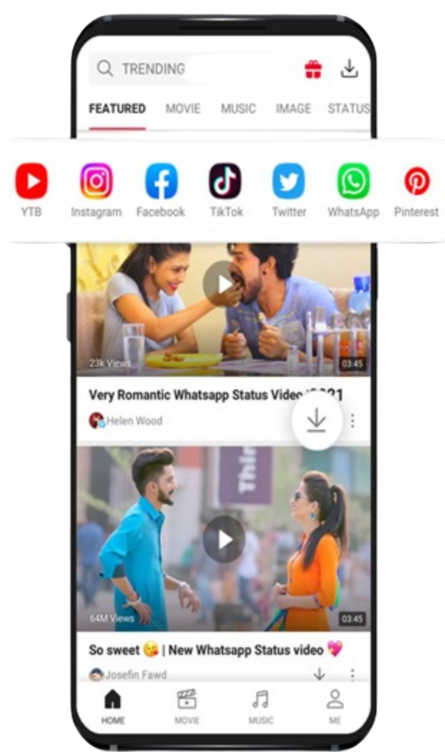 வேகமானது, இலவசம், எல்லையற்ற பதிவிறக்கங்கள்.